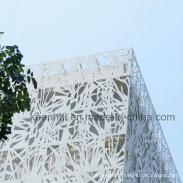 Laser Cut Facade Panel Decorative Aluminum Curtain Wall